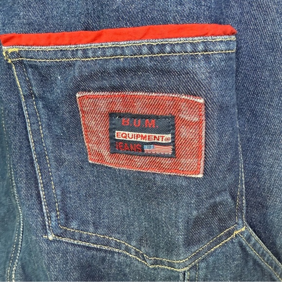 B.U.M. Equipment Blue Denim with Red Trim - Picture 5 of 5